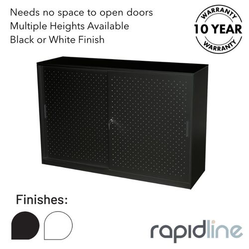 Go Steel Perforated Sliding Door Cupboard