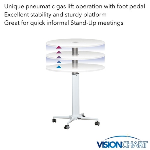 Height Adjustable Breakroom Table