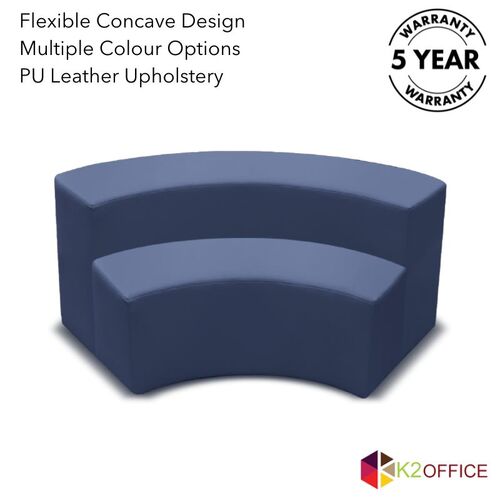 Polo Concave 2 Seater Ottoman with Low Back