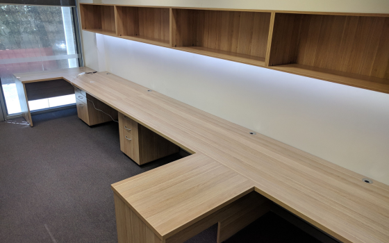 Custom Desks and Shelves image